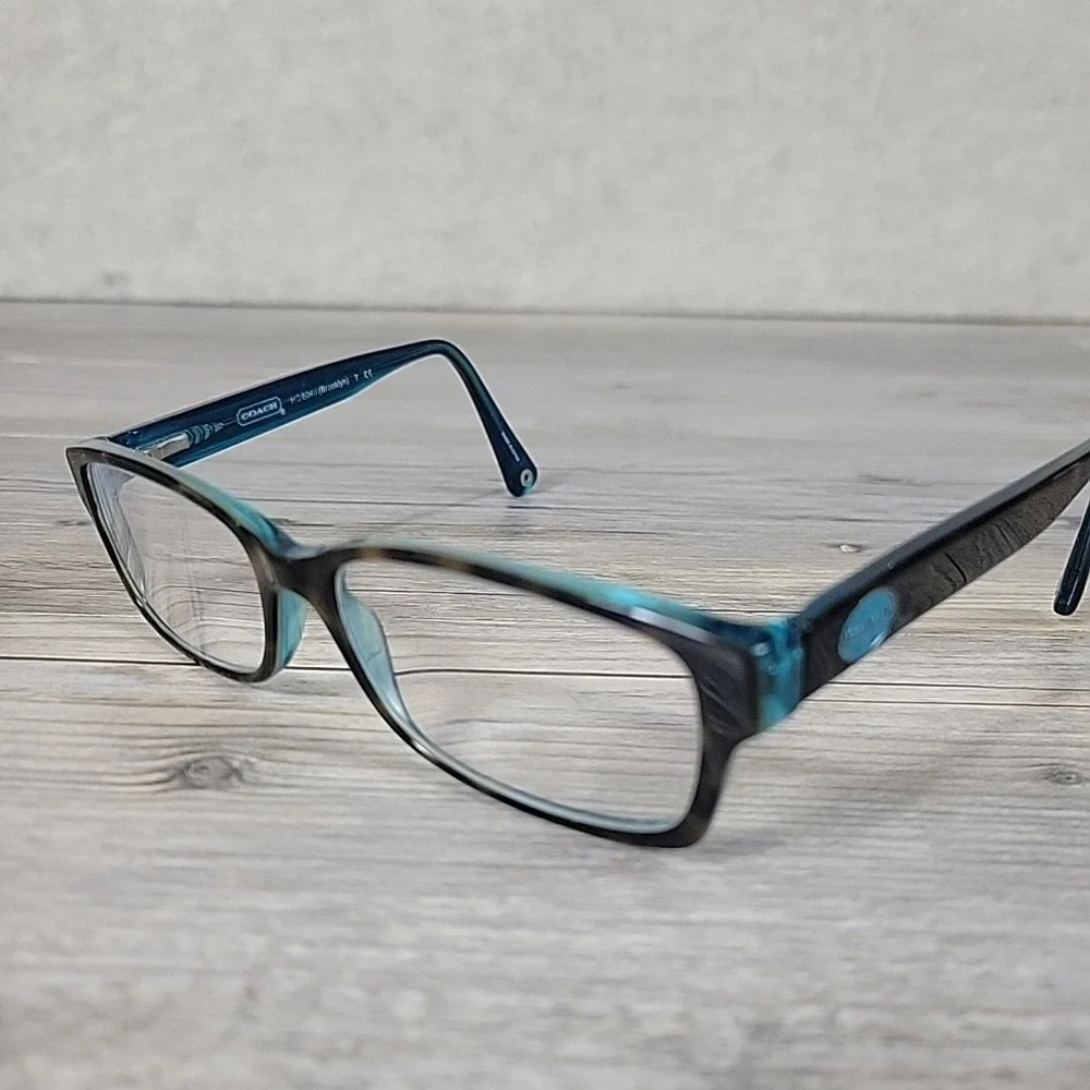 Coach HC 6040 Brooklyn 5116 Eyeglasses‎ Frames Womens 52-16-135 Tortoise Teal